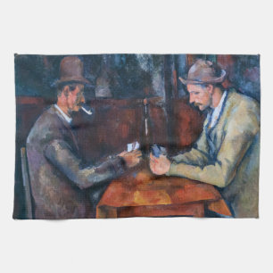 Paño De Cocina Paul Cezanne - Los jugadores de cartas