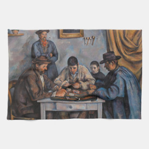 Paño De Cocina Paul Cezanne - Los jugadores de cartas
