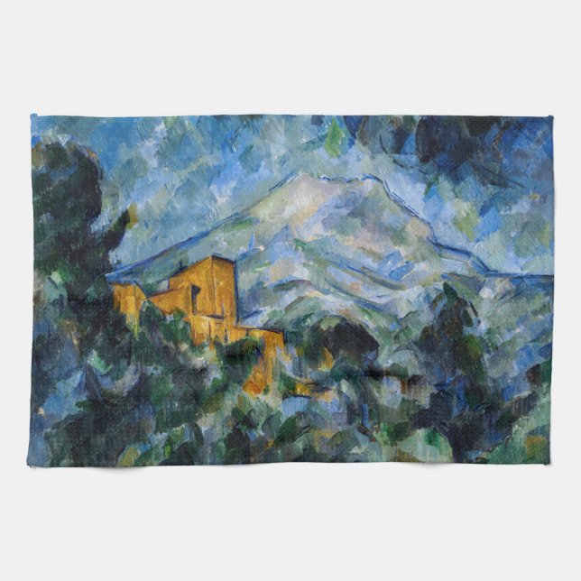 Paño De Cocina Paul Cezanne - Mont Saint-Victoire y Chateau Noir (Horizontal)