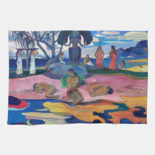 Paño De Cocina Paul Gauguin - Día del Dios / Mahana no atua
