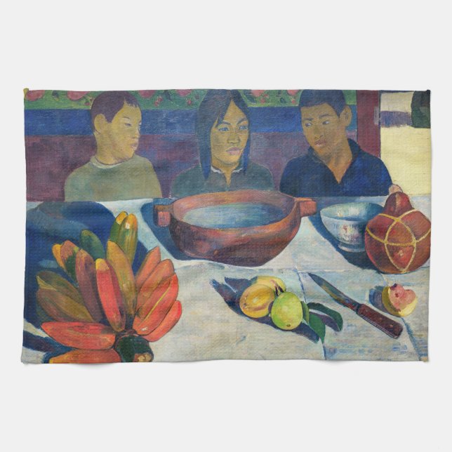 Paño De Cocina Paul Gauguin - La Comida / Los plátanos (Horizontal)