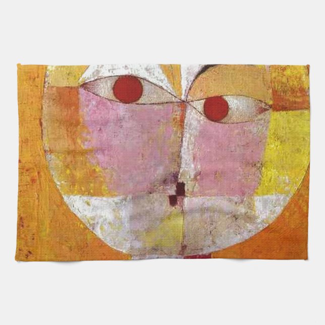 Paño De Cocina Paul Klee Senecio Painting (Horizontal)