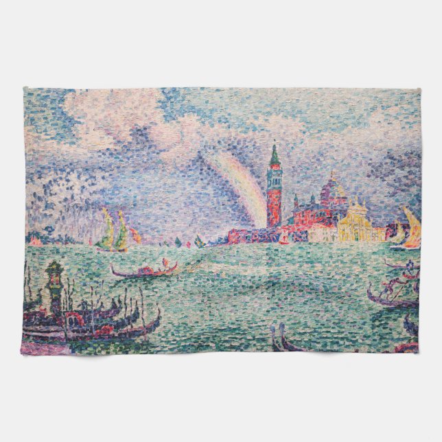 Paño De Cocina Paul Signac - Arcoiris, Venecia (Horizontal)