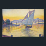 Paño De Cocina Paul Signac - El puerto al atardecer, Opus 236<br><div class="desc">El puerto al atardecer,  Opus 236 (Saint-Tropez) / El Port au soleil couchant,  Opus 236 (Saint-Tropez) - Paul Signac,  Oil on Canvas,  1892</div>