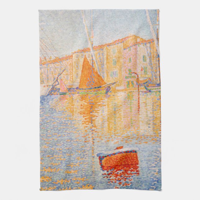 Paño De Cocina Paul Signac - La boya roja, Saint-Tropez (Vertical)