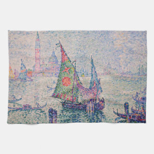 Paño De Cocina Paul Signac - La vela verde