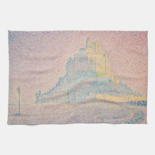 Paño De Cocina Paul Signac - Monte Saint Michel Niebla y Sol