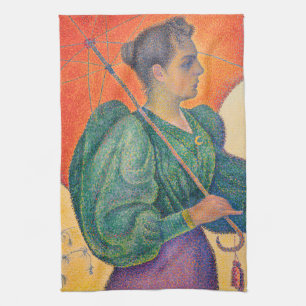 Paño De Cocina Paul Signac - Mujer con parasol