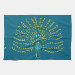 Paño De Cocina Pavo real