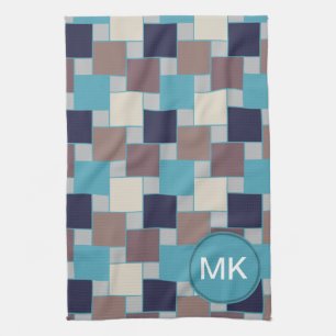 Paño De Cocina Pavo real en la playa