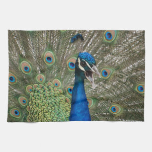 Paño De Cocina ¡Pavo real enojado!