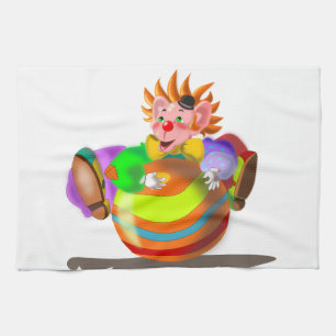Paño De Cocina Payaso feliz -