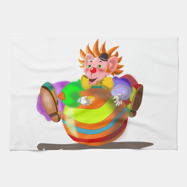 Paño De Cocina Payaso feliz - (Horizontal)