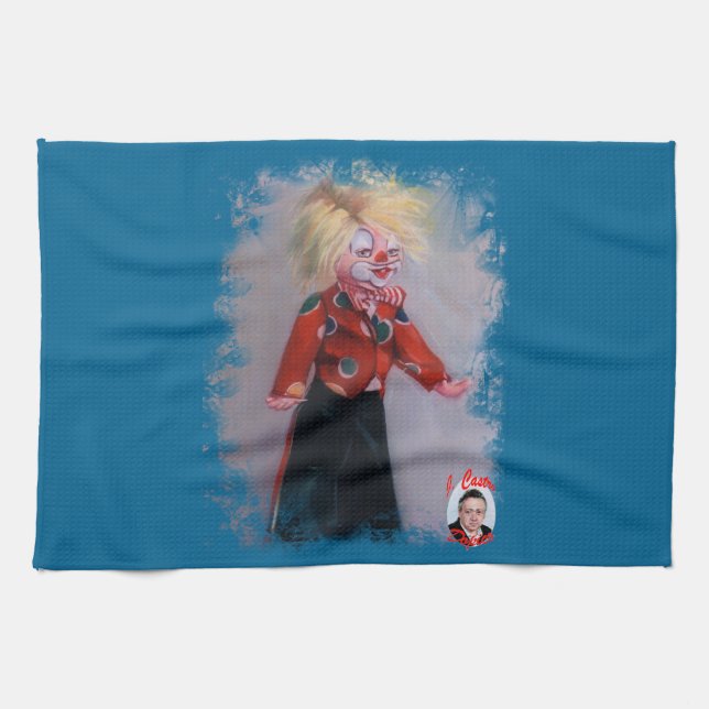 Paño De Cocina Payaso/Pallaso/Clown (Horizontal)