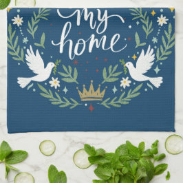 Paño De Cocina Peace Rules My Home