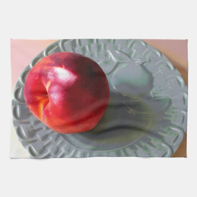 Paño De Cocina Peach fresco bajo la luz del sol (Horizontal)