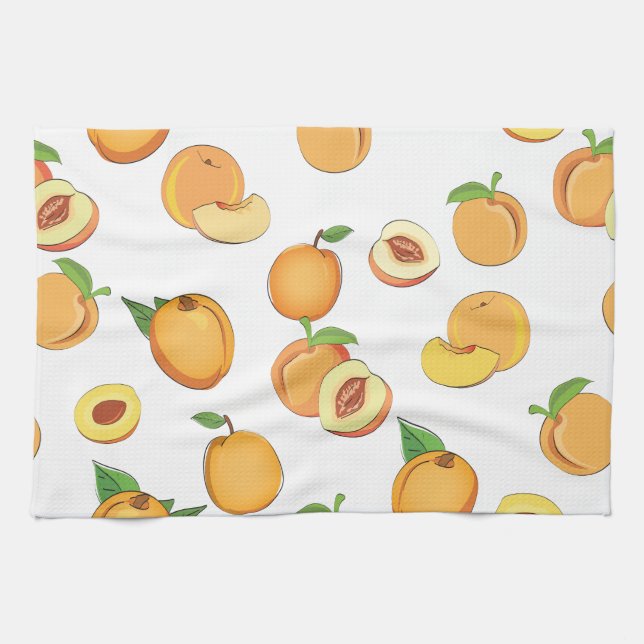 Paño De Cocina Peach Pattern (Horizontal)