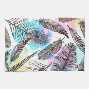 Paño De Cocina Peacock Feather