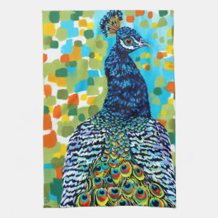 Paño De Cocina Peacock II desplumado