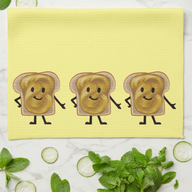 Paño De Cocina Peanut Butter Sandwich Buddy (Doblado)