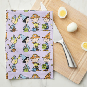 Paño De Cocina Peanuts Halloween Truco o Trato