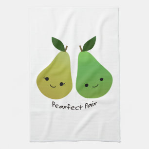 Paño De Cocina Pearfect Pear Kawaii Pears