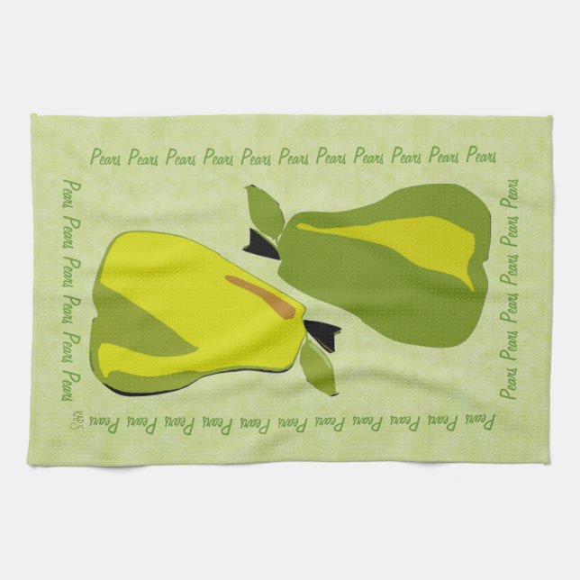 Paño De Cocina PEARfect Pear (menta) (Horizontal)
