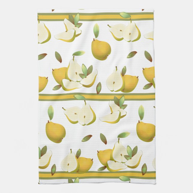 Paño De Cocina Pears Fruit Botanical (Vertical)