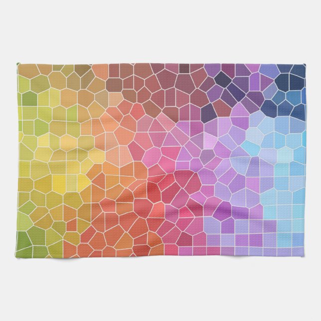 Paño De Cocina Pedazos de color (Horizontal)