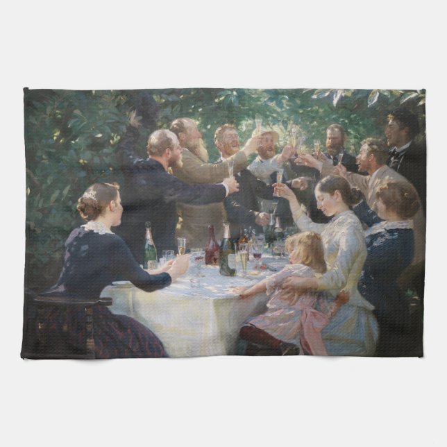 Paño De Cocina Peder Severin Kroyer - ¡Hip, Hip, Hurra! (Horizontal)