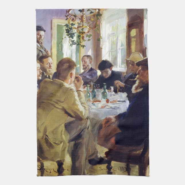 Paño De Cocina Peder Severin Kroyer - Hora del almuerzo (Vertical)