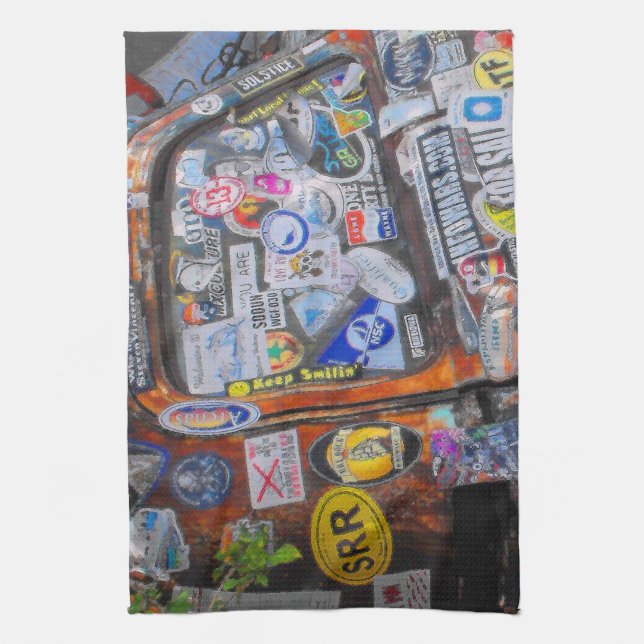 Paño De Cocina Pegatinas (Vertical)