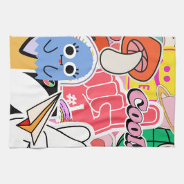 Paño De Cocina Pegatinas de Guay estéticos Y2K