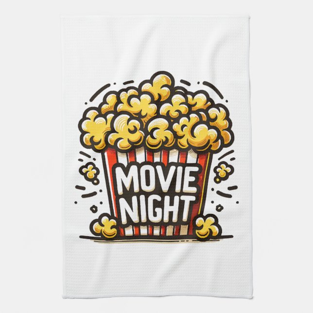 Paño De Cocina Película nocturna Delight Playplaycorn (Vertical)