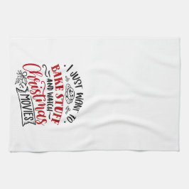 Paño De Cocina Películas de Bake Stuff Watch Navidades