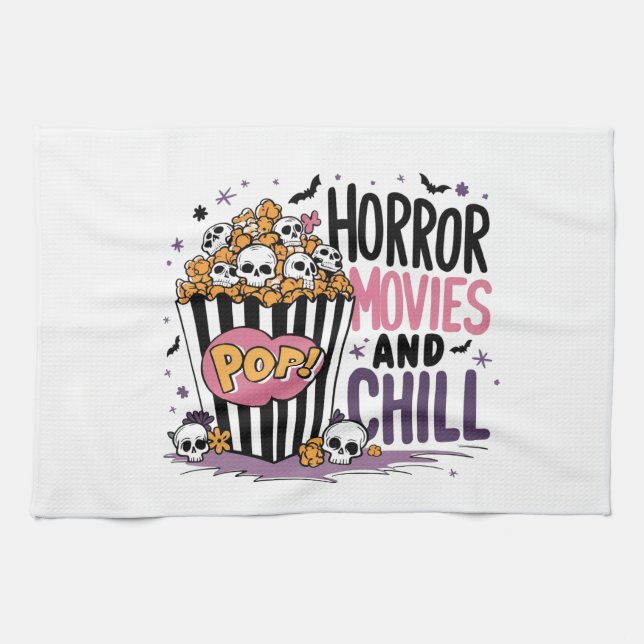 PAÑO DE COCINA PELÍCULAS HORROR Y CHILL (Horizontal)
