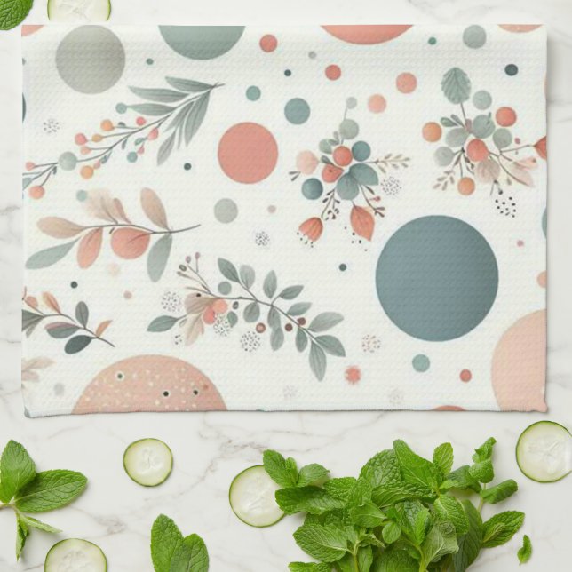 Paño De Cocina Pelota con hojas (Doblado)