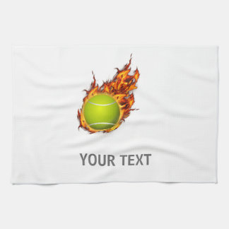 Paño De Cocina Pelota de tenis personalizada en un regalo sobre e