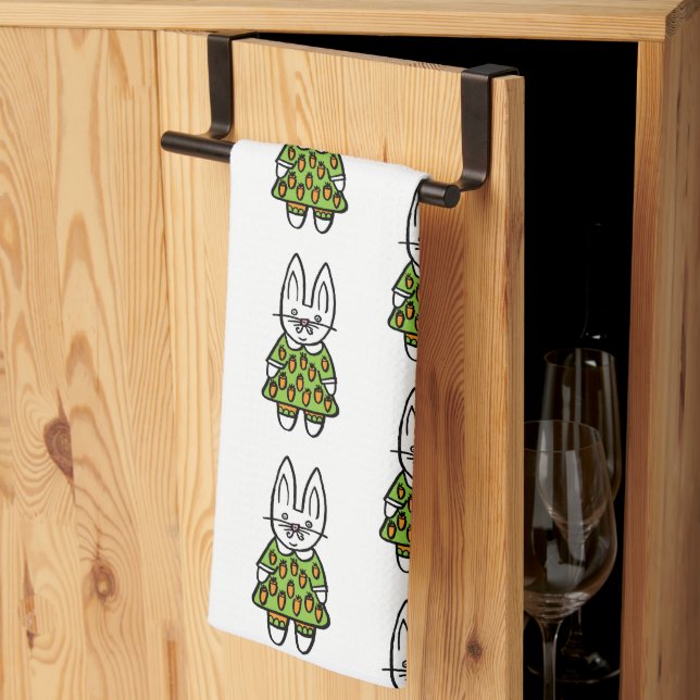 Paño De Cocina Penny el conejo (Pliegue de tercios)