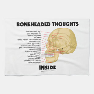 Paño De Cocina Pensamientos Boneheaded dentro