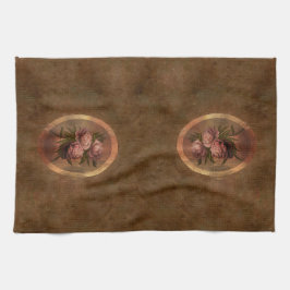 Paño De Cocina Peonías