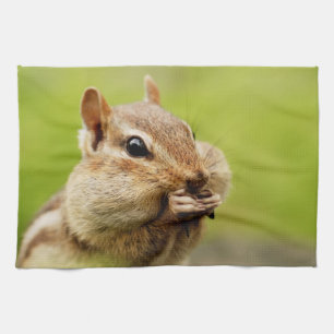 Paño De Cocina Pequeño Chipmunk fresco lindo