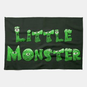 Paño De Cocina Pequeño monstruo caído