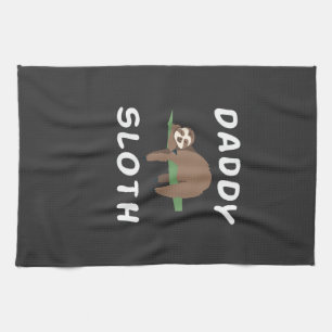 Paño De Cocina Perezoso Papá Familia Divertida Dormilona Camiseta