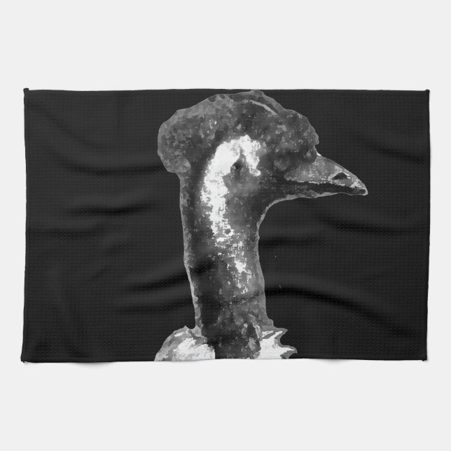 Paño De Cocina Perfil del Emu (Horizontal)