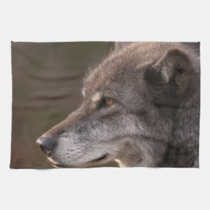 Paño De Cocina Perfil del lobo