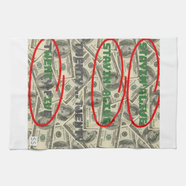 Paño De Cocina Permanecer vivo/2025 (Horizontal)