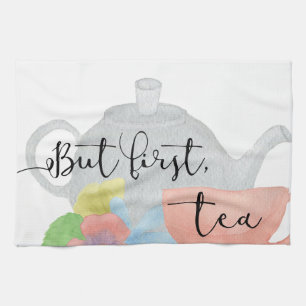 Paño De Cocina Pero primero, té