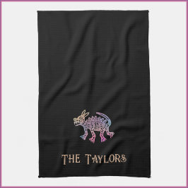 Paño De Cocina Perro de diseño azteca de Guay