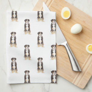 Paño De Cocina Perro de montaña Entlebucher